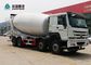 Durable SINOTRUK HOWO EURO 2 371HP Concrete Mixer Truck 8X4 10CBM 12CBM 12 Wheels