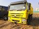 Yellow Color 10 Tires Big Dump Trucks SINOTRUK HOWO 371HP 6X4 Tipper Truck