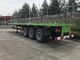13T Loading Capacity Howo Flatbed Semi Trailer With Air Suspension