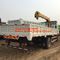 5T Truck Mount Crane Of Sinotruk Howo With Xcmg Crane 4x2 6 Wheels With 10T Cargo Box