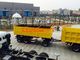 3axles 50-60T load capacity 12wheels dump trailer with 2Jost legs