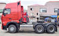 Manual Howo 6x4 Prime Mover Tractor Truck With 351 - 450hp Strong Horsepower
