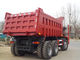 Red Sinotruk 6x4 Rc Heavy Duty Dump Truck Tipper 60 Ton Mining With Hova Chassis