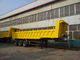 Sinotruk Howo 40-60t Semi Dump Trailer With Side Guard And Electrical Opening Top Cover