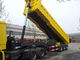 50 - 70T Sinotruk CIMC 45cbm Tipper Dump Truck Trailer For Bauxite Ore Loading