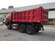 Red Howo 7 Sinotruk Howo 6x4 Dump Truck 10 wheels 20M3 40T