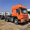 Orange Howo Sinotruk 371 Trailer Head Truck ZZ4257V3241V