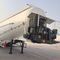 Aluminum Bulk Cement Powder Trailer 3 Axles 30cbm 50cbm Fuel Tanker Semi Trailer