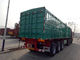 Fence Semi Trailer Livestock Carrier Truck With 3 Axles