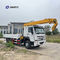 Sinotruk Howo 6x4 10 Telescopic Truck Mounted Crane Straight Arm Cargo Truck Crane