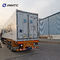 3 Axles 30tons 50tons Refrigerated Semi Trailer Vegetables Meat Drinks Transport
