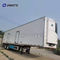 3 Axles 30tons 50tons Refrigerated Semi Trailer Vegetables Meat Drinks Transport