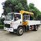 Sino Truck Special Light Duty Commercial Trucks With 3 Tons Van Cargo Crane