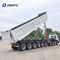 Four Axle 80 Tons Carrying Gravel Dumper Trailer U Shape
