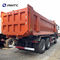 HOWO 6X4 371 Green 20 Cubic Heavy Duty Dump Truck With U Type Cargo Body Alarm Light