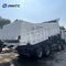 Front Lifting Heavy Duty Dump Truck 12 wheels With Rear Cover Sinotruk Howo